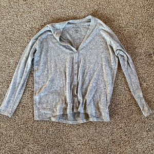 grey american eagle cardigan